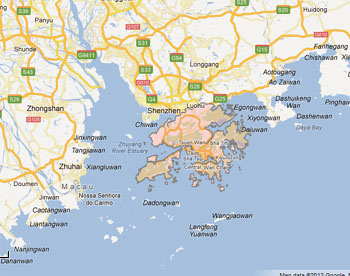 HongKong map